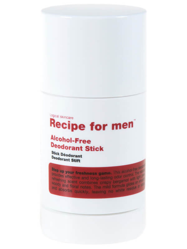 recipe for men alcohol free antiperspirant deodorant