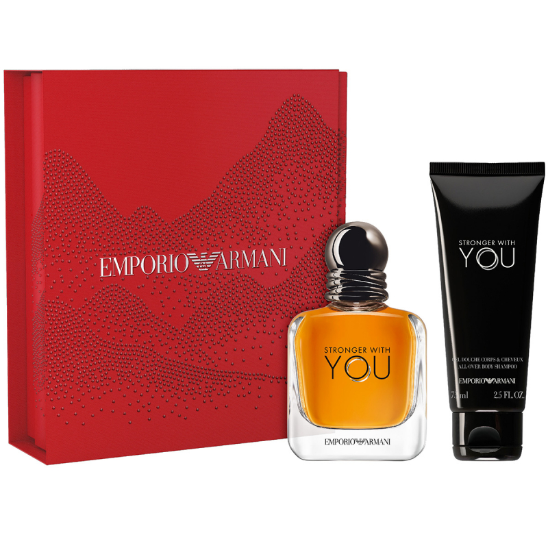 giorgio armani emporio armani - stronger with you woda toaletowa 75 ml   zestaw 