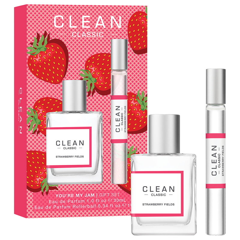 clean strawberry fields woda perfumowana 30 ml   zestaw 