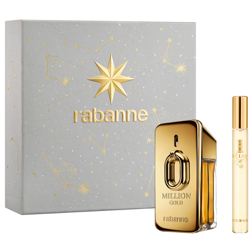 paco rabanne million gold for her woda perfumowana 50 ml   zestaw  