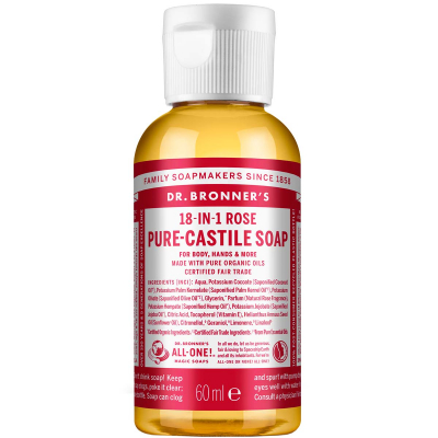 Dr. Bronner's Liquid Soap Rose