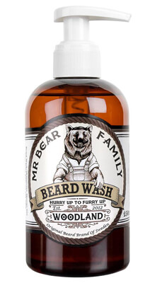 Mr Bear Family Beard Wash Woodland
