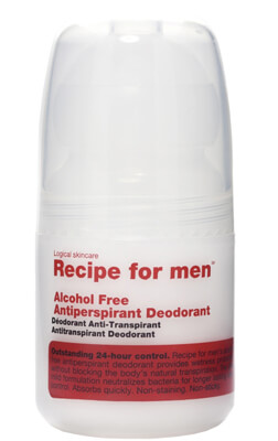 Recipe for Men Antiperspirant Deodorant 