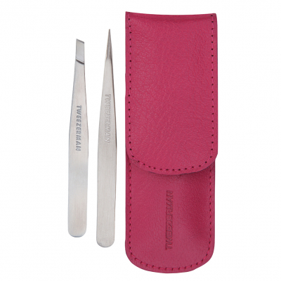 Tweezerman Petite Tweeze Set With Pink Case