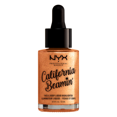 NYX Professional Makeup California Beamin Face & Body Liquid Highlighter Golden Glow