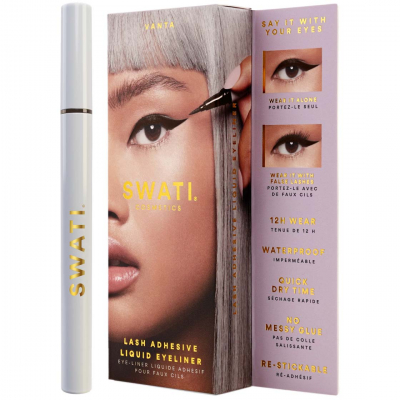 SWATI Cosmetic Lenses Lash Adhesive Liquid Eyeliner Vanta (Shade Brown)