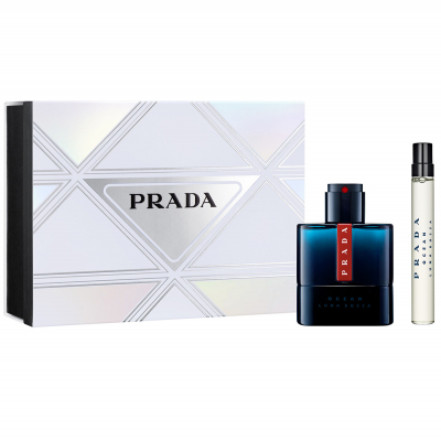 Prada Luna Rossa Ocean Eau de Toilet Set (Edt 50 ml + Travel Spray 10 ml)