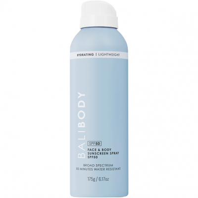 Bali Body Face And Body Sunscreen Spray 50+ Aerosol (175 ml)