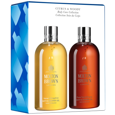 Molton Brown Citrus And Woody Body Care Collection (2 x 300 ml)