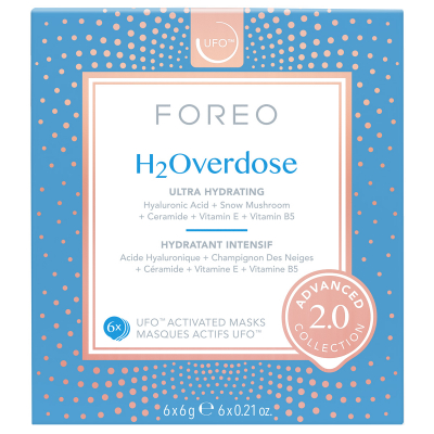 FOREO UFO™ Mask H2Overdose 2.0 (6 x 6 g)