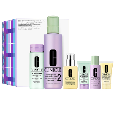 Clinique Great Skin Everywhere: For Dry Combination Skin (200, 487, 125, 30, 60, 30 ml)