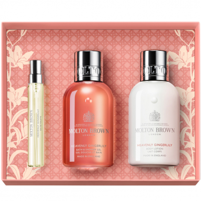 Molton Brown Limited Edition Heavenly Gingerlily Travel Gift Set (7,5 + 100 + 100 ml)