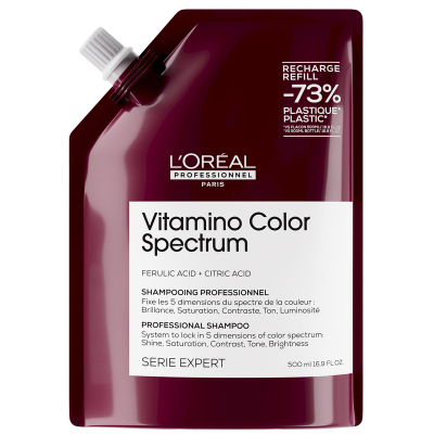 L'Oréal Professionnel Vitamino Color Spectrum Shampoo Refill Pouch (500 ml)