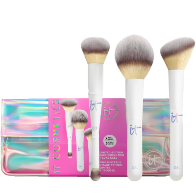 It Cosmetics Unwrap Your Creativity - Limited Edition Face Brush Trio & Luxe Case