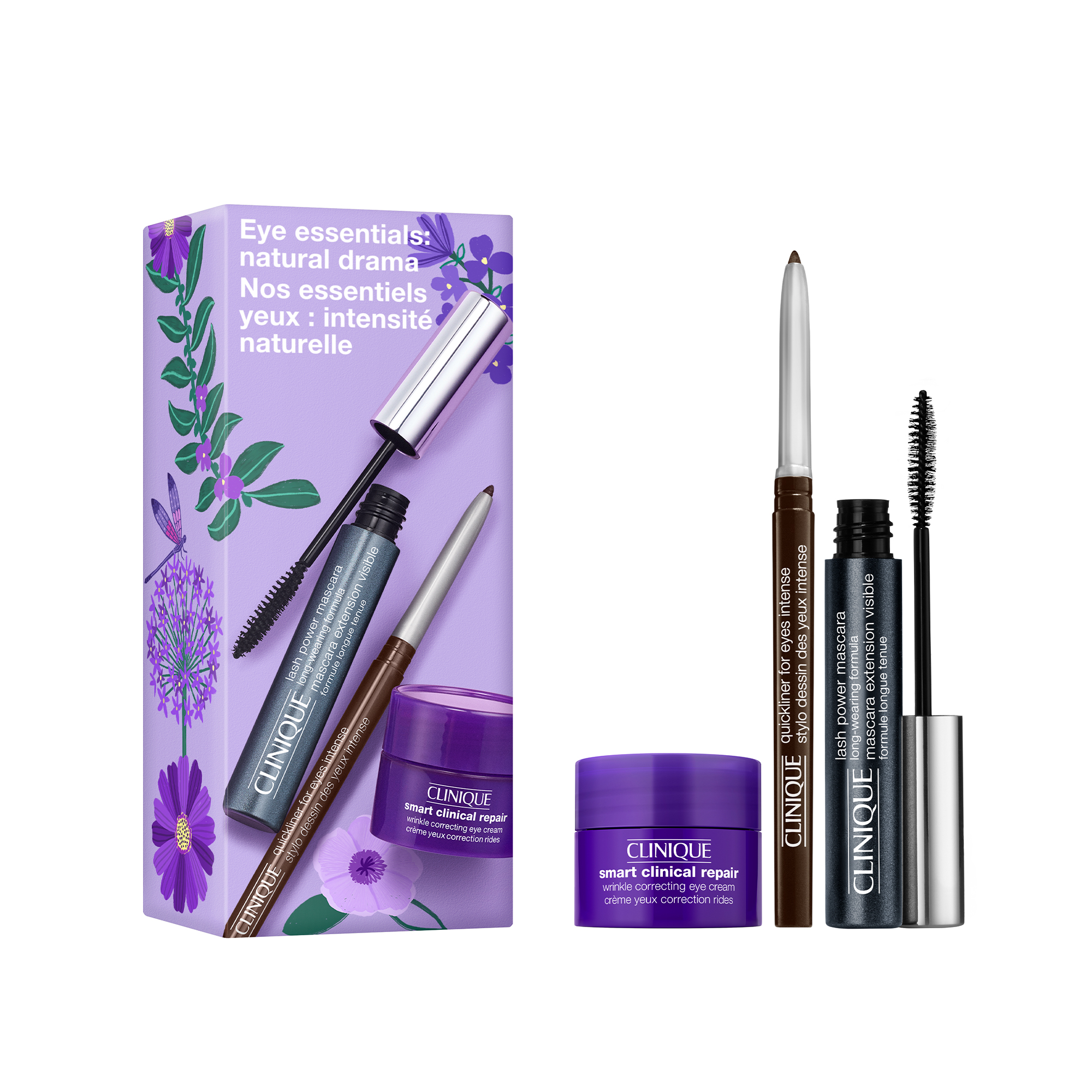 Clinique Eye Essentials: Natural Drama Set (0.14 g + 6+ 5 ml)