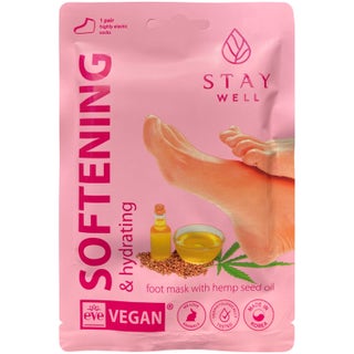 Stay Well Instant Softening Foot Mask Hemp Seed