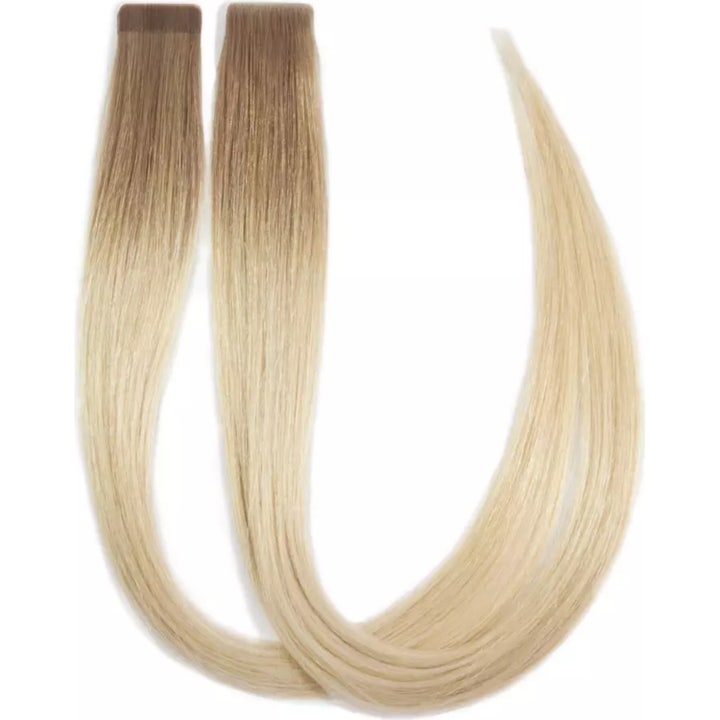 Premium Tape Extensions - Seamless & Classic 3 (50 Cm) Cool Platinum Blonde Balayage B7.3/10.10