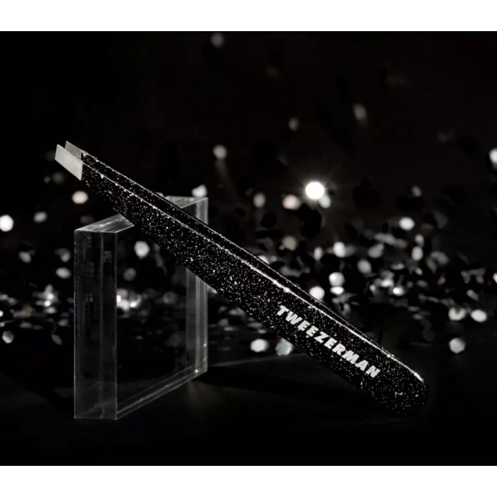 Slant Tweezer Sparkling Black Anniversary