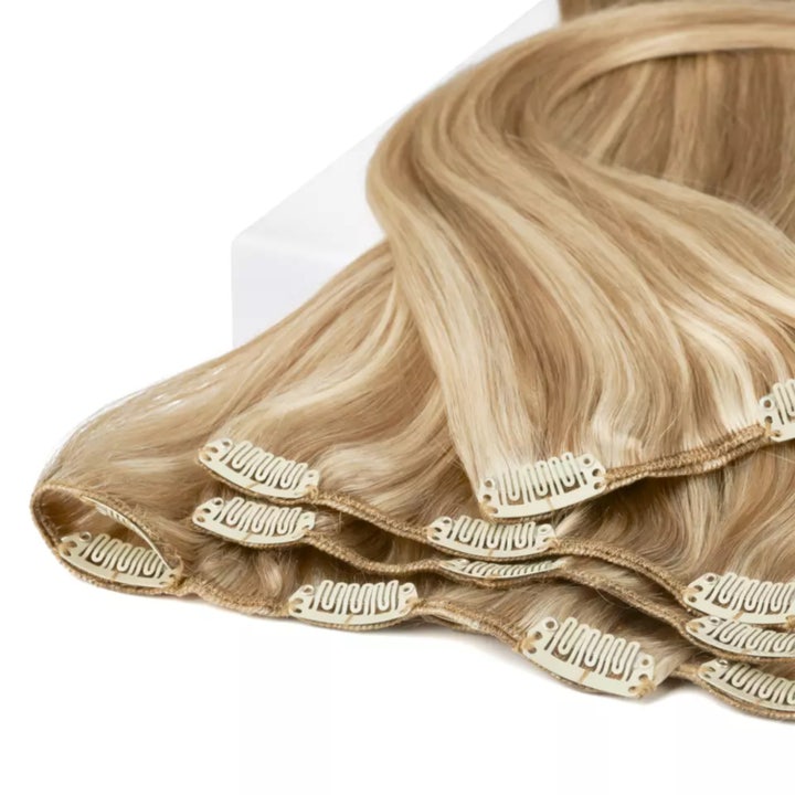 Clip-On Set 7 Pieces (40 Cm) M7.3/10.8 Cendre Ash Blonde Mix