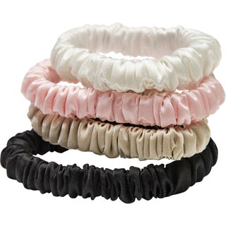 Lenoites Mulberry Silk Skinny Scrunchies